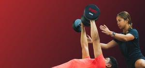 Build your chest with these powerful dumbbell exercises - Blog banner image