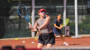 Tennis group coach level