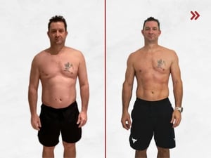 UFIT Personal Training Client - Stephane Before & After