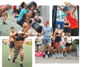 UFIT Stronger Than Cancer Hyrox Prep Team Event Collage Nov 2025